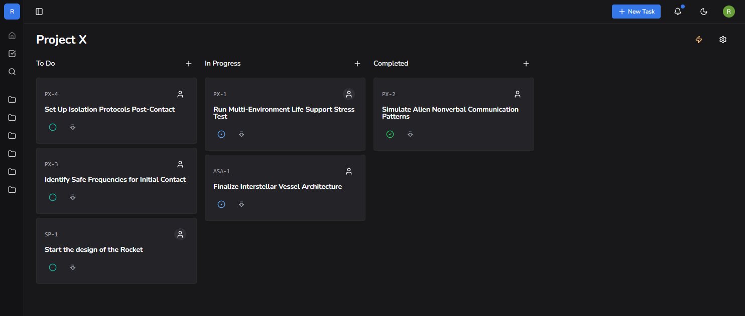Tdata project board
